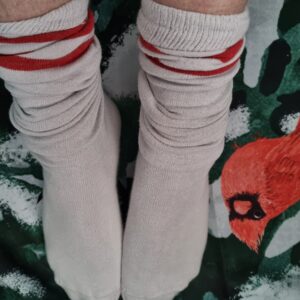 Dirty stinky gym socks worn for 2 hour intensity work out women's size 4 feet